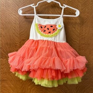 Watermelon tutu summer party dress 0-3 months  Jillian’s Closet